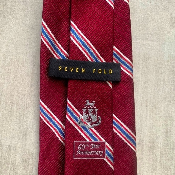 Robert Talbott RARE 60th Anniversary Seven Fold Tie - Picture 1 of 6